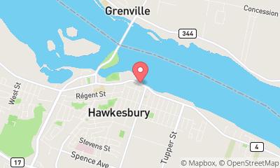 map, Location de bateau Golden Anchor Marina à Hawkesbury (ON) | AutoDir