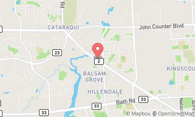map, Concessionnaire automobile Kingston Dodge Chrysler à Kingston (ON) | AutoDir