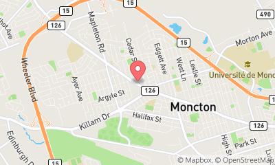 map, Atelier de réparation automobile OK Tire à Moncton (NB) | AutoDir