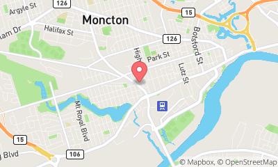 map, Courtier automobile Wilson Insurance à Moncton (NB) | AutoDir