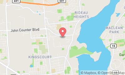 map, Truck Parts Berg Elevating Repairs General Services in Kingston (ON) | AutoDir
