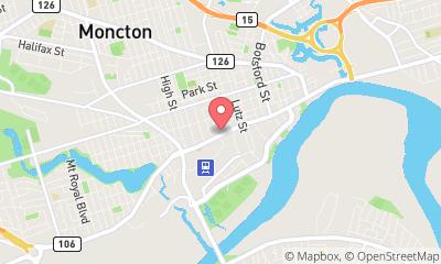 map, Car Rental Dollar Car Rental in Moncton (NB) | AutoDir