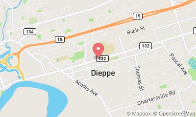 map, Agence de location automobiles Enterprise Rent-A-Car à Dieppe (NB) | AutoDir