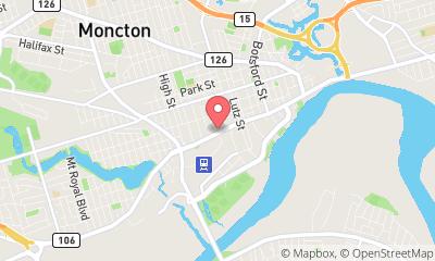 map, Agence de location automobiles Thrifty Car Rental à Moncton (NB) | AutoDir