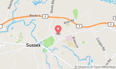 map, Car Rental Enterprise Rent-A-Car in Sussex (NB) | AutoDir