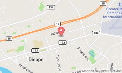 map, Atelier de réparation automobile Downforce Autoworks inc à Dieppe (NB) | AutoDir