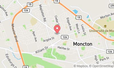 map, Atelier de réparation automobile Midas à Moncton (NB) | AutoDir