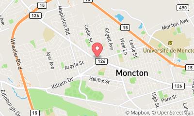 map, Speedy Auto Service Moncton