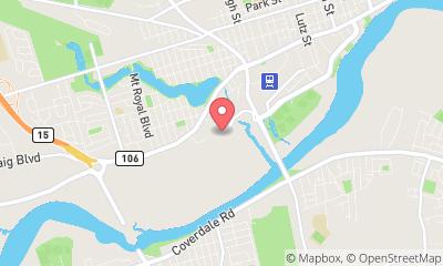 map, Boat Rental Riverside Warehousing Ltd in Moncton (NB) | AutoDir