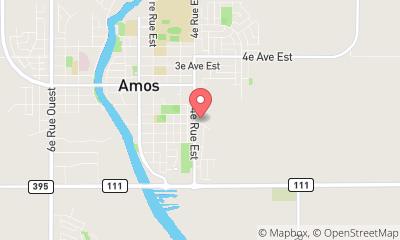 map, Car Rental Discount Location d'autos et camions in Amos (QC) | AutoDir