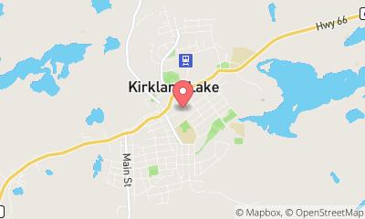 map, Location de Quad Rent All à Kirkland Lake (ON) | AutoDir