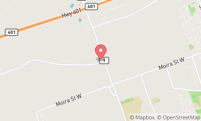 map, RV Rental Agency Exact Rent All in Belleville (ON) | AutoDir