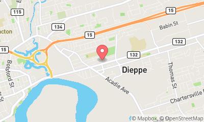 map, Courtier automobile UNI Assurance à Dieppe (NB) | AutoDir
