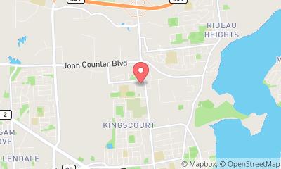 map, Réparation de moto Rick's Bike Repair à Kingston (ON) | AutoDir
