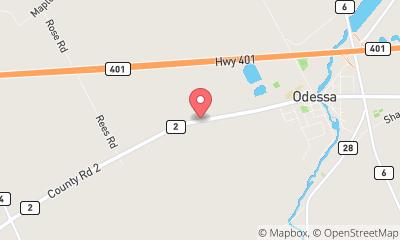 map, Towing Service Loyalist Towing & Recovery in Odessa (ON) | AutoDir
