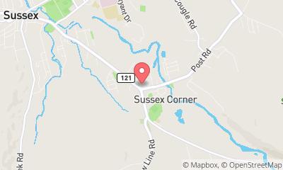 map, Towing Service Wells Towing in Sussex Corner (NB) | AutoDir