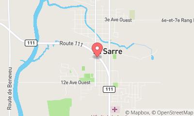 map, Car Rental National Location D'autos Et De Camions in La Sarre (Quebec) | AutoDir