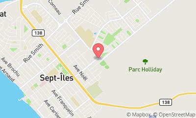 map, Car Rental Discount Location d'autos et camions in Sept-Îles (QC) | AutoDir