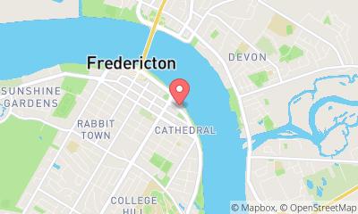 map, Agence de location automobiles Hertz à Fredericton (NB) | AutoDir
