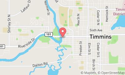 map, Car Dealership Timberland Ford Parts in Timmins (ON) | AutoDir